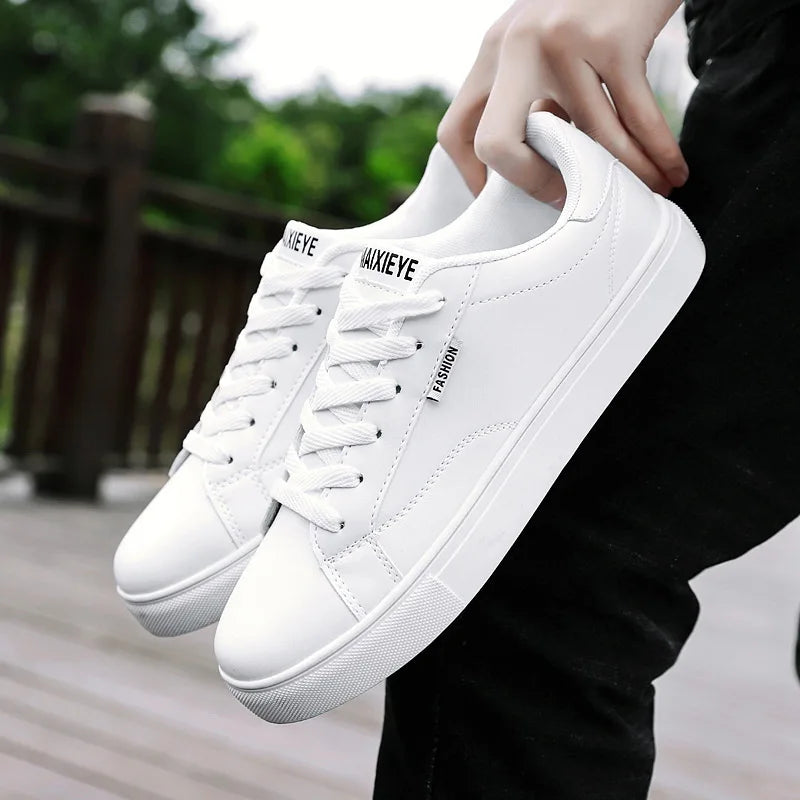 Men's Casual Skateboarding Sneakers – Breathable Flat Shoes (Sizes 39-48)