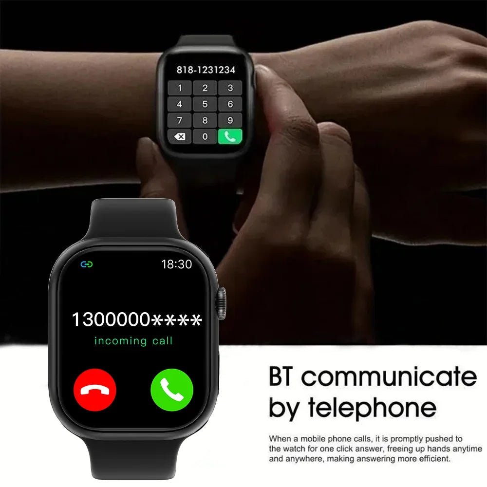 2025 New Smartwatch For Men Android IOS Phone 1.73" Screen Bluetooth Call Blood Oxygen Pressure Monitoring Smart Watch Women - Astrashop