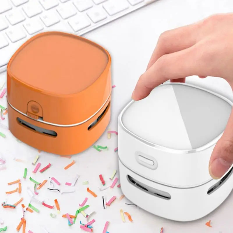 Wireless Mini Desktop Vacuum – Office & Home Cleaner