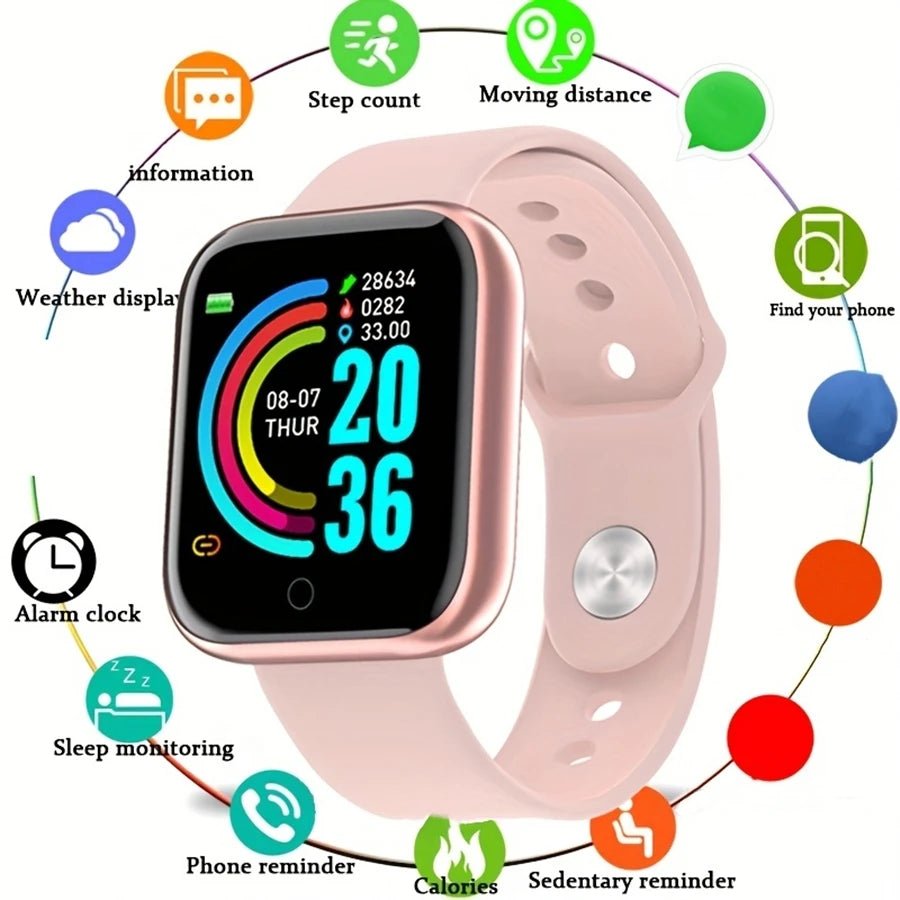 Smart Fitness Watch – Heart Rate & Message Alerts - Astrashop