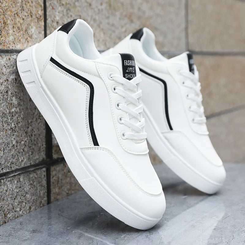 Men's Casual Skateboarding Sneakers – Breathable Flat Shoes (Sizes 39-48)