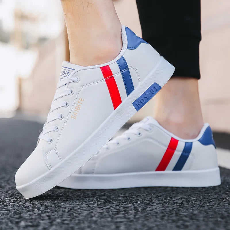 Men's Casual Skateboarding Sneakers – Breathable Flat Shoes (Sizes 39-48)