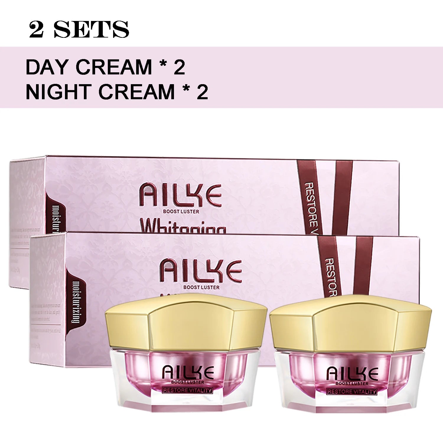 AILKE Whitening Face Cream – Hyaluronic Acid Moisturizer