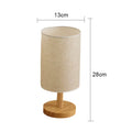 Dimmable LED Table Lamp – Fabric Shade Bedside Light