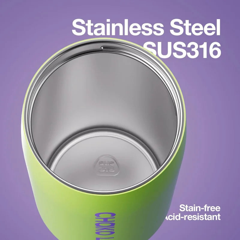 Large Capacity Thermos Bottle – Portable Straw Cup