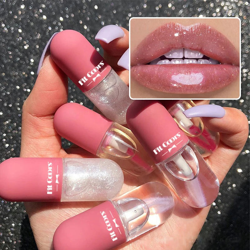 Mini Capsule Lip Oil – Color-Changing Plumping Gloss