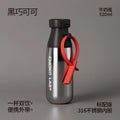 Large Capacity Thermos Bottle – Portable Straw Cup