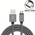 Fast Charging Micro USB Cable – Nylon Braided 2A