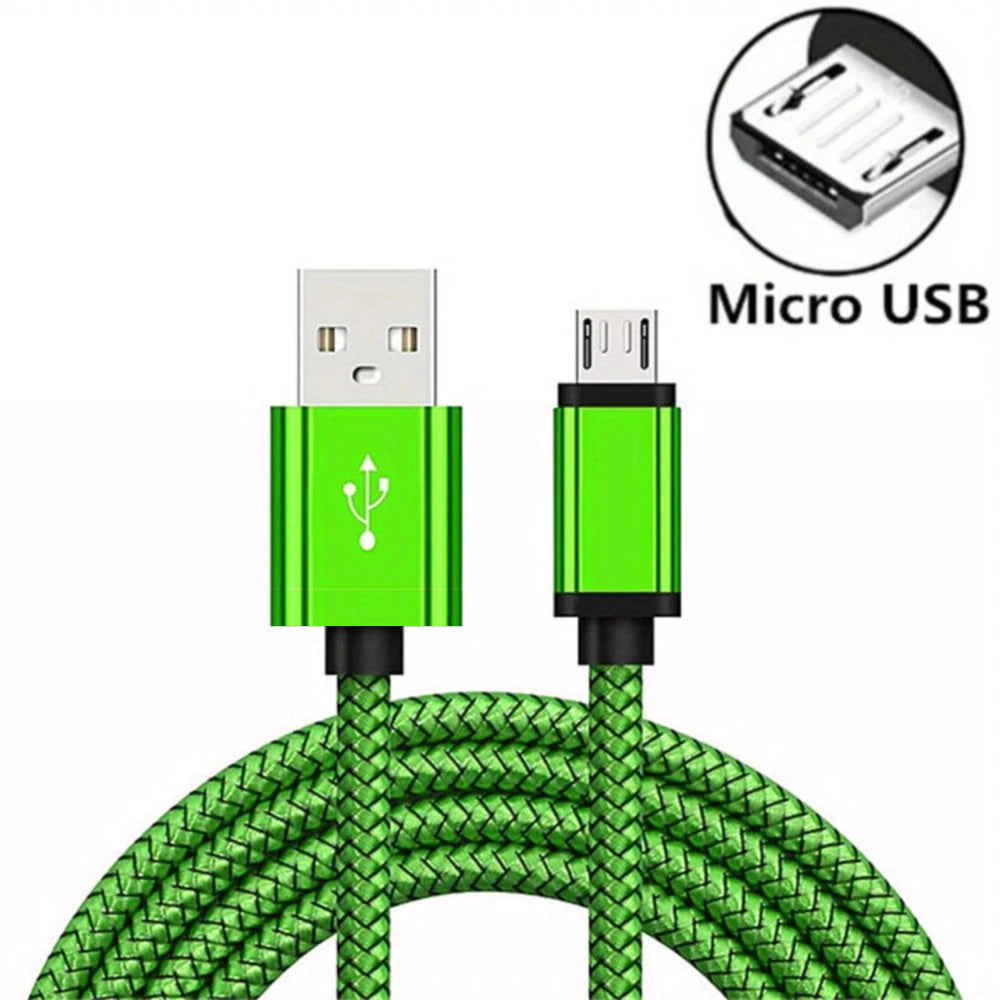 Fast Charging Micro USB Cable – Nylon Braided 2A