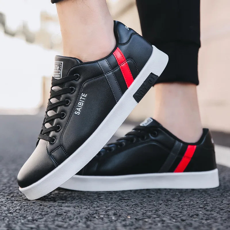 Men's Casual Skateboarding Sneakers – Breathable Flat Shoes (Sizes 39-48)