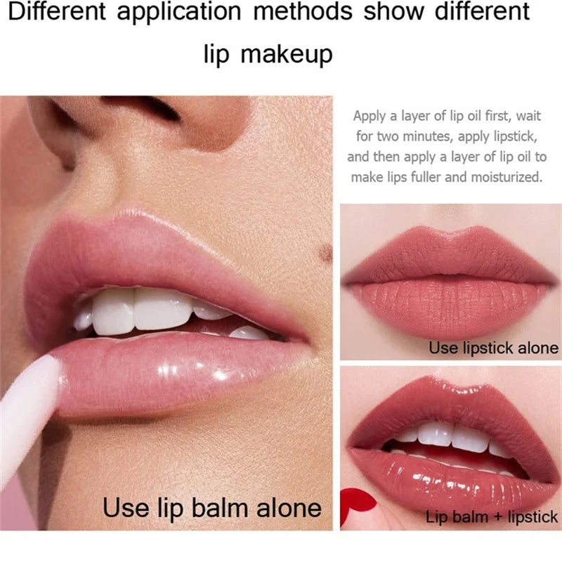 Mini Capsule Lip Oil – Color-Changing Plumping Gloss
