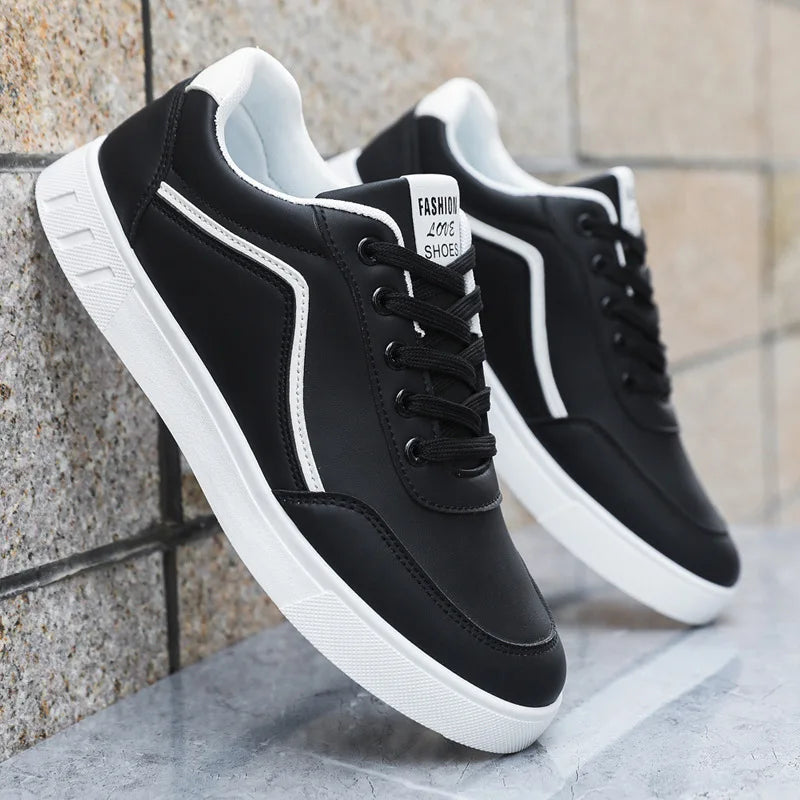 Men's Casual Skateboarding Sneakers – Breathable Flat Shoes (Sizes 39-48)